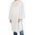 Nebur Cappotto con cappuccio tipo Economy 1001, colore Bianco, traspirante
