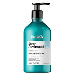 L'Oreal Shampoo dermochiarificante antiforfora avanzato per cuoio capelluto, 500 ml