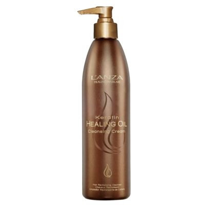 Lanza Crema limpiadora de aceite curativo de queratina, 300 ml