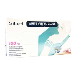 Sibel Guantes de Vinilo 100 piezas - GRANDES - Sin polvo