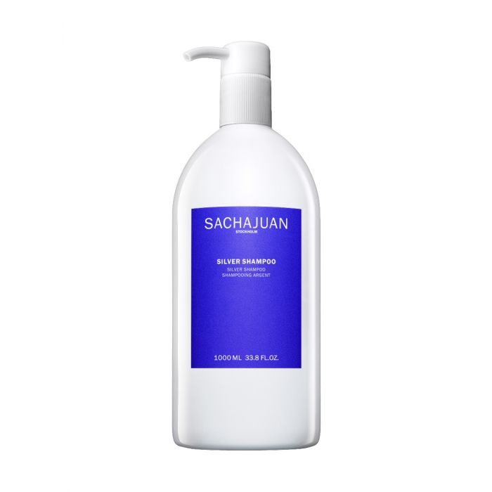 SACHAJUAN Silver Shampoo 1000 Ml – Neutralisiert Gelbstiche, Für Blondes & Graues Haar