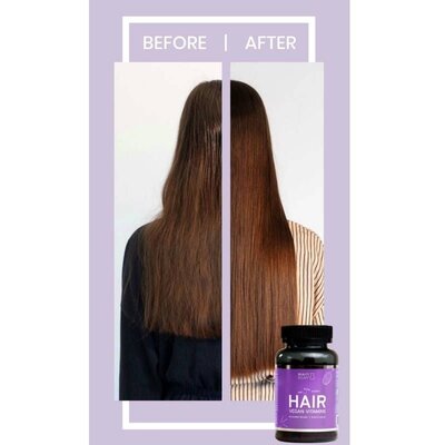 Beauty Bear Vitaminas para el cabello, 60 gomitas