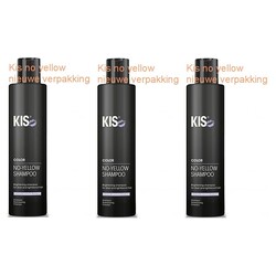 KIS Shampoo No Yellow, 3 x 250 ml NOVITÀ! PACCHETTO VANTAGGIO!