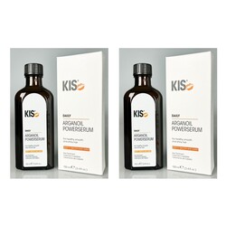 KIS Siero energizzante all'olio di argan per uso quotidiano, confezione convenienza da 2 x 100 ml!
