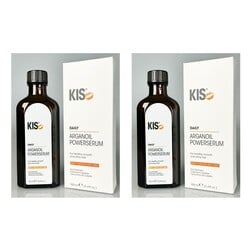 KIS Suero diario Powerserum de aceite de argán, paquete económico de 2 x 100 ml.
