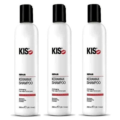 KIS Shampoing KeraMax, lot de 3 x 300 ml (pack économique) !