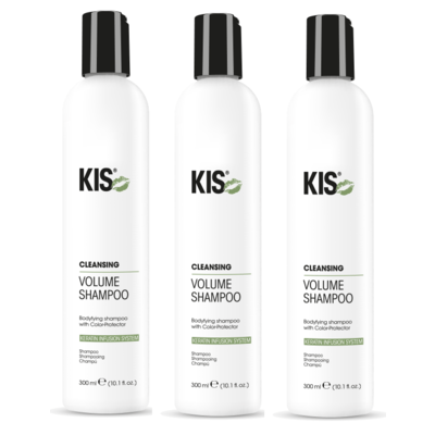 KIS Kera Cleansing Volume Shampoo, 3 confezioni da 300 ml, PACCHETTO VANTAGGIO!