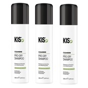KIS Champú Pro-Dry, paquete económico de 3 x 200 ml.
