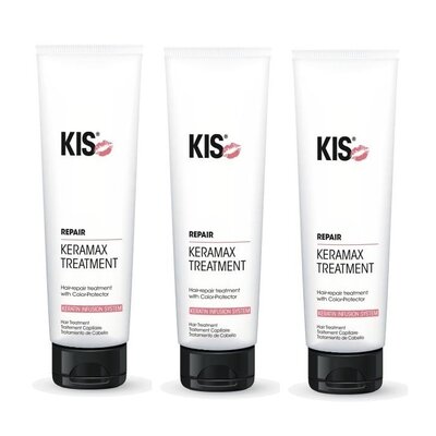 KIS Tratamiento KeraMax, paquete económico de 3 unidades de 150 ml.
