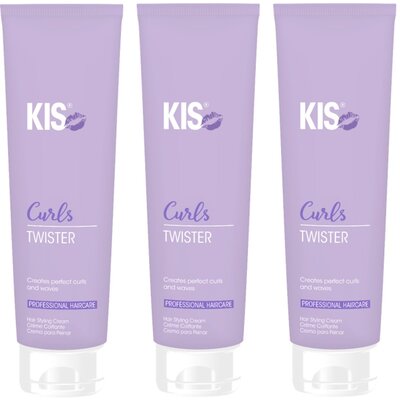 KIS Curls Twister, paquete económico de 3 unidades de 150 ml.