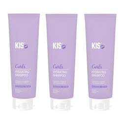 KIS Shampoo idratante per ricci, 3 confezioni da 300 ml, CONFEZIONE VANTAGGIO!