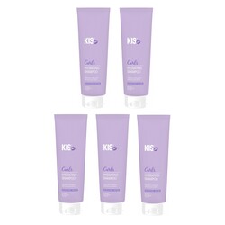KIS Shampoing hydratant pour boucles, lot de 5 x 300 ml !