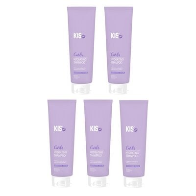 KIS Curls Hydrating Shampoo, 5 x 300 ml VOORDEEL PAKKET!