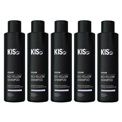 KIS No Yellow Shampoo, 5 x 250 ml SPARPACK!