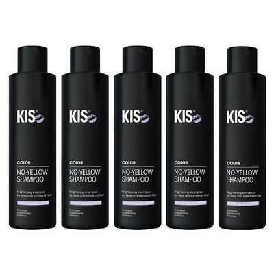 KIS No Yellow Shampoo, 5 x 250 ml VOORDEELPAKKET!