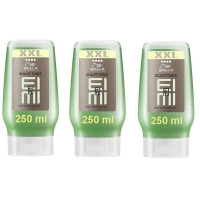 Wella EIMI Sculpt Force, 3 x 250 ml, pack économique