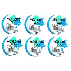 XP100 Argile à modeler, 6 x 100 ml PACK ÉCONOMIQUE !