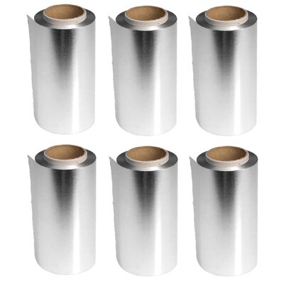 Sibel Rouleau de papier aluminium, lot économique ! 6 rouleaux de 12 cm x 100 mètres