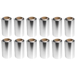 Sibel Rouleau de papier aluminium, format économique ! 12 x 12 cm x 100 mètres