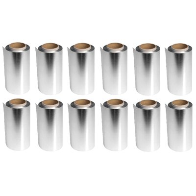 Sibel Aluminum foil roll VALUE PACK! 12 x 12 cm x 100 meters