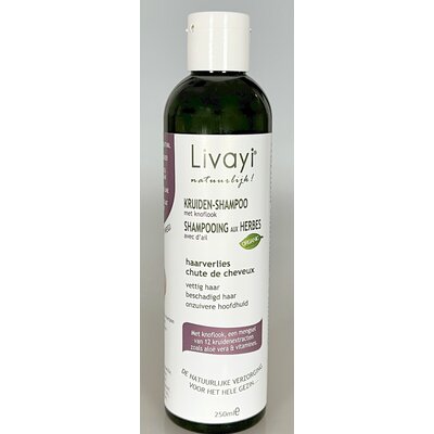 Livayi Shampoo all'aglio, 250 ml