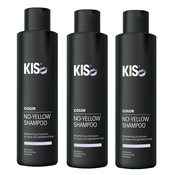 KIS Shampoo antigiallo, 3 x 250 ml NOVITÀ! CONFEZIONE RISPARMIO!