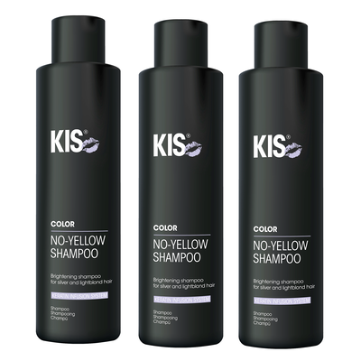 KIS No Yellow Shampoo, 3 x 250 ml VOORDEELPAKKET!