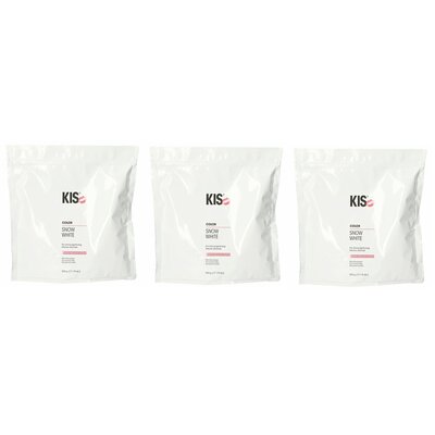 KIS ¡Paquete económico! 3 x 500 g de polvo blanqueador Snow White