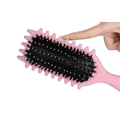 Doop Me & Brush Coiffure Cheveux Bouclés Rose