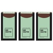 Hair Sculptor Haarverdichtungsfasern, mittelbraun, 3 Stück à 25 Gramm, Vorteilspackung!