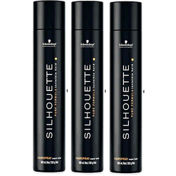 Schwarzkopf 3 x 500 ml Lacca per capelli Silhouette Super Tenuta, CONFEZIONE CONVENIENZA!