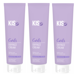 KIS Crema anti-crespo Curls, confezione risparmio da 3 x 150 ml!