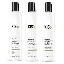 KIS Champú voluminizador limpiador Kera, ¡paquete económico de 3 x 300 ml!