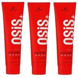 Schwarzkopf Osis Rock Hard, 3 x 150 ml, CONFEZIONE VANTAGGIO!