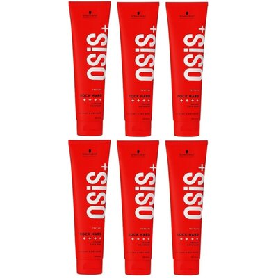 Schwarzkopf Osis Rock Hard, 6 x 150 ml, Vorteilspackung!