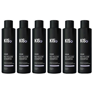 KIS No Yellow Shampoo, 6 x 250 ml VOORDEELPAKKET!