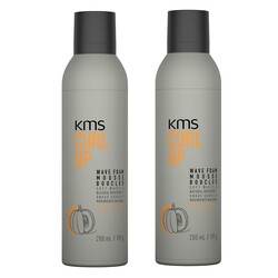 KMS Curl Up Wave Foam 2x 200ML SPARPACK!