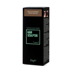 Hair Sculptor Hair Building Medium Brown Fibers, 25 grams