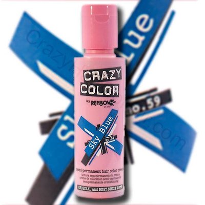Crazy Color Azul cielo 100ml