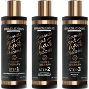 BRAZILICIOUS Honey Therapy Kératine 3 x 100ml