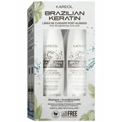 KAREOL Braziliaanse Keratin 300ml Shampoo + 300ml Conditioner