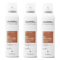 Goldwell Stylesign DRY SPRAY WAX, 3x150ML VALUE PACK!