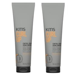 KMS Curl Up Control Creme 2x150ML FOOD PACKAGE!