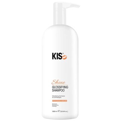 KIS Glossifying Shine Shampoo 1000 ml Vegan Shampoo voor Glanzend, Zacht en Pluisvrij Haar