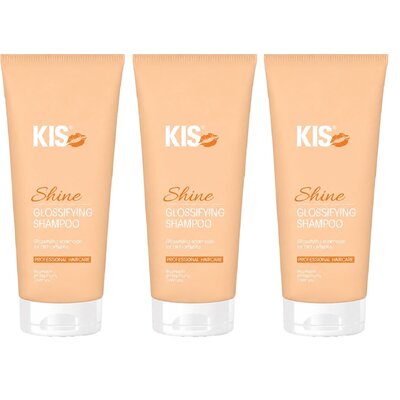 KIS Champú abrillantador 3x300 ml ¡PACK ECONÓMICO!