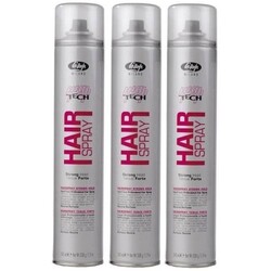 Lisap Lacca per capelli ad alta tecnologia, forte, confezione convenienza 3x500ml!