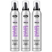 Lisap High Tech Hair Mousse Volumising, 3x300ml VALUE PACK!