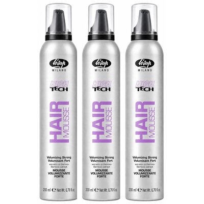 Lisap High Tech Hair Mousse Volumising, 3x300ml VOORDEELPAKKET!