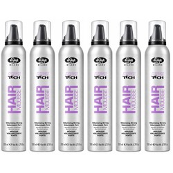 Lisap High-Tech-Haarmousse für mehr Volumen, 6 x 300 ml Sparpackung!