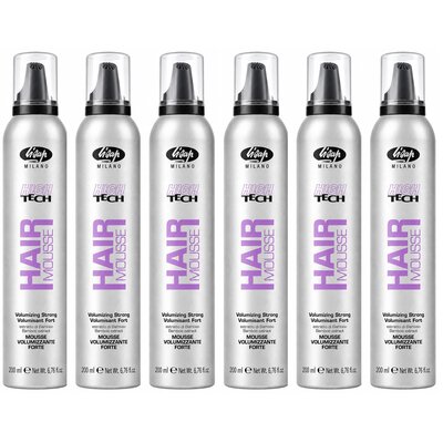 Lisap High Tech Hair Mousse Volumising, 6x300ml VOORDEELPAKKET!